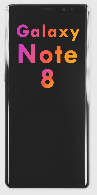 Samsung Note 8- screen